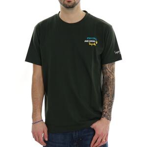 T-SHIRT STAY CHILL VERDE